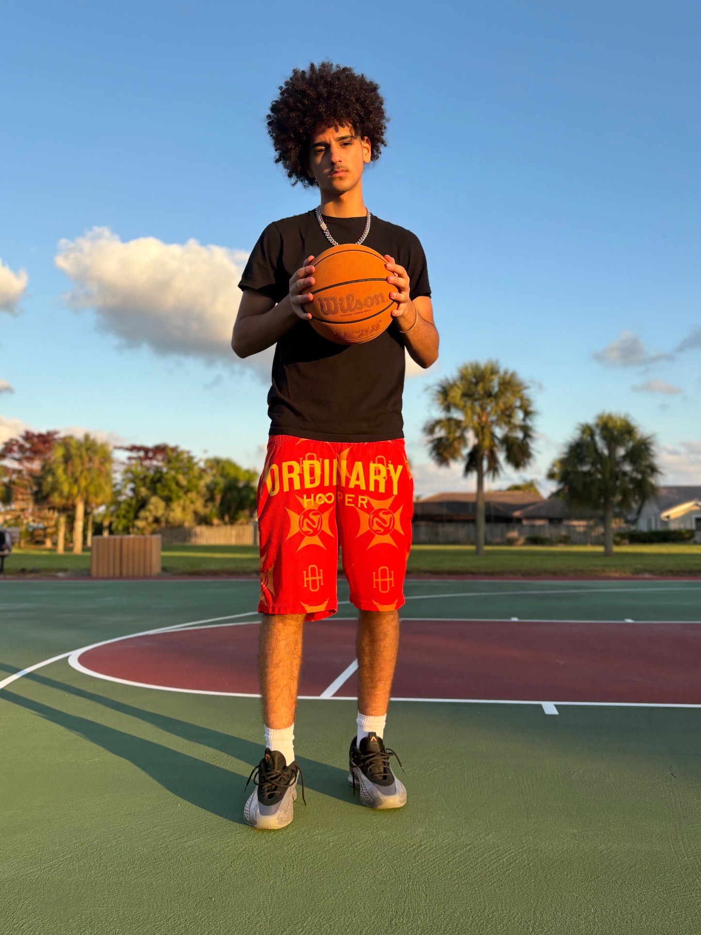 LAVA RED OH SHORTS